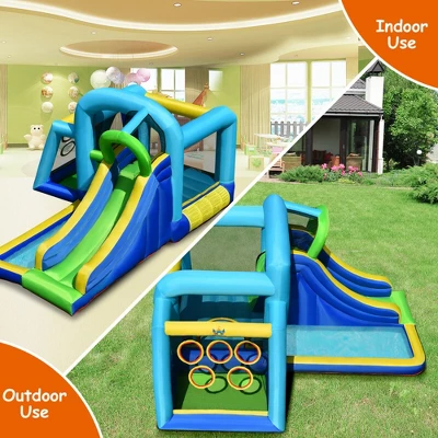 Costway Inflatable Bouncer Climbing Bounce House Kids Slide Park Ball Pit Without Blower 3 Costway Inflatable Bouncer Climbing Bounce House Kids Slide Park Ball Pit Without Blower - Image 3