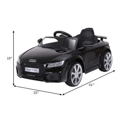 Costway 12V Audi TT RS Electric Kids Ride On Car Licensed Remote Control MP3 2 Costway 12V Audi TT RS Electric Kids Ride On Car Licensed Remote Control MP3 - Image 2
