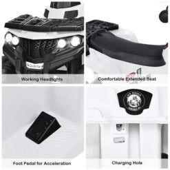 Costway Kids Ride On ATV Quad 4 Wheeler Electric Toy Car 6V Battery Power Led Lights 15 Costway Kids Ride On ATV Quad 4 Wheeler Electric Toy Car 6V Battery Power Led Lights -Costway Store GUEST b6e9e8d6 243c 4622 bc27 204cca27fa82