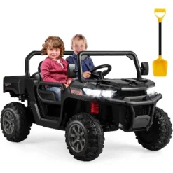 Costway 12V 2 Seater Ride On UTV Dump Truck Remote W/ Electric Dump Bed & Shovel 15 Costway 12V 2 Seater Ride On UTV Dump Truck Remote W/ Electric Dump Bed & Shovel -Costway Store GUEST b73e3541 64de 4646 b667 f6a9a412593a