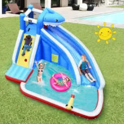 Costway Inflatable Water Slide Animal Shaped Bounce House Castle Splash Water Pool W/750W Blower 11 Costway Inflatable Water Slide Animal Shaped Bounce House Castle Splash Water Pool W/750W Blower -Costway Store GUEST b7a25474 fd03 4126 a86f 9b1d31ae47c0