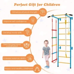 Costway 5 In 1 Kids Indoor Gym Playground Swedish Wall Ladder Children Home Climbing Gym 12 Costway 5 In 1 Kids Indoor Gym Playground Swedish Wall Ladder Children Home Climbing Gym -Costway Store GUEST b7d046a7 113b 43ca b137 33117d7c6869