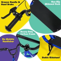 Costway Kick Scooter Carbon Steel Frame W/12'' Air Filled Wheel Youth Kids -Costway Store GUEST b94dda65 fe64 4b82 b263 5df90358358a