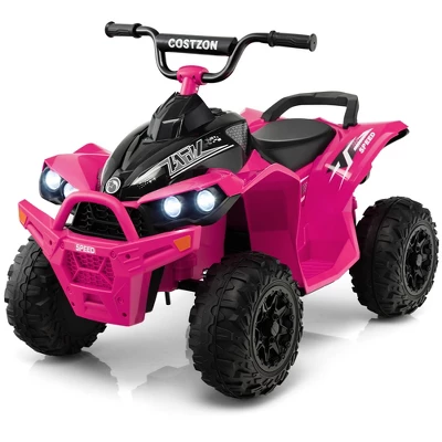 Costway 12V Battery Powered Kids Ride On ATV Electric 4-Wheeler Quad Car With MP3 & Light 12 Costway 12V Battery Powered Kids Ride On ATV Electric 4-Wheeler Quad Car With MP3 & Light - Image 12