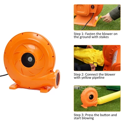 Costway Inflatable Bounce House Kid Water Splash Pool Slide Jumping Castle W/740W Blower 3 Costway Inflatable Bounce House Kid Water Splash Pool Slide Jumping Castle W/740W Blower - Image 3