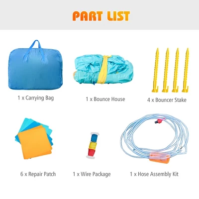 Costway Kids Bounce House Castle Splash Water Pool Without Blower 9 Costway Kids Bounce House Castle Splash Water Pool Without Blower - Image 9