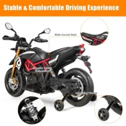 Costway 12V Kids Ride-On Motorcycle Motor Bike W/ Training Wheels Red Black 17 Costway 12V Kids Ride-On Motorcycle Motor Bike W/ Training Wheels Red Black -Costway Store GUEST bc10bf06 eebf 4b0c 90e9 84fbc3629cbe