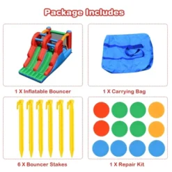 Costway Inflatable Bounce House 3-in-1 Dual Slides Jumping Castle Bouncer Without Blower 16 Costway Inflatable Bounce House 3-in-1 Dual Slides Jumping Castle Bouncer Without Blower -Costway Store GUEST bc7ff7df 46d1 489b 91db f4f5fd463761