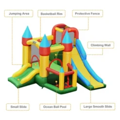 Costway Kids Inflatable Bounce House Jumping Dual Slide Bouncer Castle W/ 780W Blower 12 Costway Kids Inflatable Bounce House Jumping Dual Slide Bouncer Castle W/ 780W Blower -Costway Store GUEST bcd03337 e2a6 4617 a039 ffd5356bdc82
