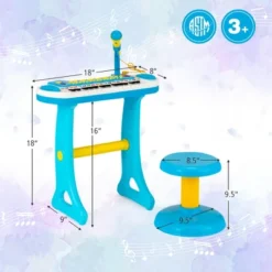 Costway 31 Key Kids Piano Keyboard Toy Toddler Musical Instrument W/ Microphone PinkBlue 13 Costway 31 Key Kids Piano Keyboard Toy Toddler Musical Instrument W/ Microphone PinkBlue -Costway Store GUEST bcf14bb5 9e80 46bb b7a2 e0370b504109