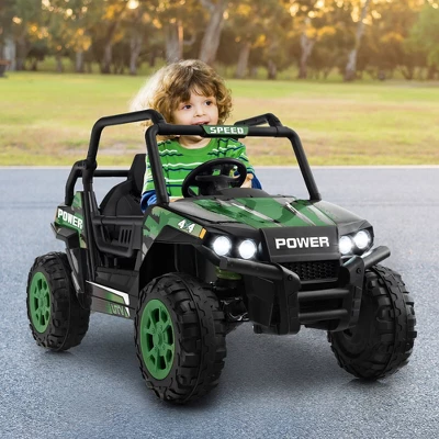 Costway 12V Kids Ride On UTV Electric Off-Road Truck Remote W/ LED Lights & Music 2 Costway 12V Kids Ride On UTV Electric Off-Road Truck Remote W/ LED Lights & Music - Image 2