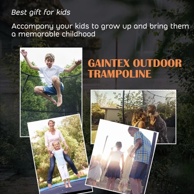 Costway 8 FT Recreational Trampoline W/ Basketball Hoop Safety Enclosure Net Ladder 8 Costway 8 FT Recreational Trampoline W/ Basketball Hoop Safety Enclosure Net Ladder - Image 8