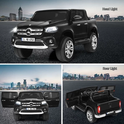 Costway Licensed Mercedes Benz X Class 12V 2-Seater Kids Ride On Car W/ Trunk 7 Costway Licensed Mercedes Benz X Class 12V 2-Seater Kids Ride On Car W/ Trunk - Image 7