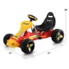 Costway Kids Go Kart Ride On Car Pedal Powered Car 4 Wheel Racer Toy Stealth Outdoor