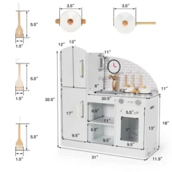 Costway Kids Kitchen Playset Pretend Play Cooking Set W/Vivid Faucet & Telephone 11 Costway Kids Kitchen Playset Pretend Play Cooking Set W/Vivid Faucet & Telephone -Costway Store GUEST c50a84cd 956a 436c 84b5 8fb2cce0bd42