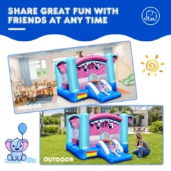 Costway Inflatable Bounce House 3-in-1 Elephant Theme Inflatable Castle Without Blower 12 Costway Inflatable Bounce House 3-in-1 Elephant Theme Inflatable Castle Without Blower -Costway Store GUEST c54b8cec 6f3f 447e 84bc 4a44cd93a824