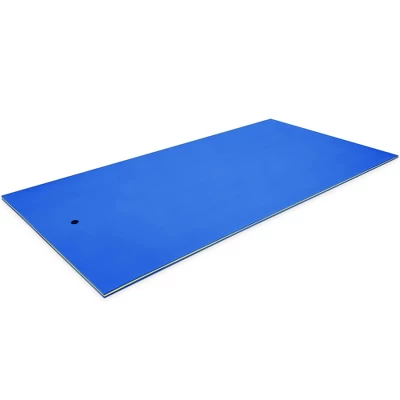 Costway 3-Layer Floating Water Pad 12' X 6' Floating Oasis Foam Mat OrangeBlueGreen 8 Costway 3-Layer Floating Water Pad 12' X 6' Floating Oasis Foam Mat OrangeBlueGreen - Image 8