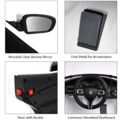 Costway 12V Maserati Licensed Kids Ride On Car W/ RC Remote Control Led Lights MP3 BluePinkWhite 19 Costway 12V Maserati Licensed Kids Ride On Car W/ RC Remote Control Led Lights MP3 BluePinkWhite -Costway Store GUEST c62b1a13 676a 4b8e 9acd 53109bae25a3