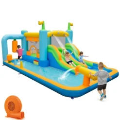 Costway Inflatable Water Slide Giant Kids Bounce House Park Splash Pool With 750W Blower 16 Costway Inflatable Water Slide Giant Kids Bounce House Park Splash Pool With 750W Blower -Costway Store GUEST c6fa42b9 b216 47af a56d 1ccf8e0928d9
