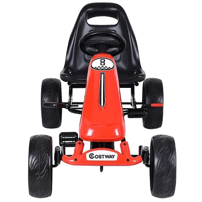 Costway Go Kart Kids Ride On Car Pedal Powered 4 Wheel Racer Stealth Outdoor Toy 1 Costway Go Kart Kids Ride On Car Pedal Powered 4 Wheel Racer Stealth Outdoor Toy