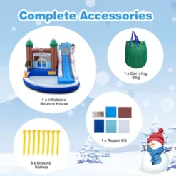 Costway 6-in-1 Winter Theme Snowman Inflatable Castle Kids Bounce House Without Blower 16 Costway 6-in-1 Winter Theme Snowman Inflatable Castle Kids Bounce House Without Blower -Costway Store GUEST c85def12 4999 493d 803a 66485642b604