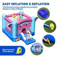 Costway Inflatable Bounce House 3-in-1 Elephant Theme Inflatable Castle W/ 735W Blower 15 Costway Inflatable Bounce House 3-in-1 Elephant Theme Inflatable Castle W/ 735W Blower -Costway Store GUEST c8943199 ce04 4742 a22f d96907f79d10