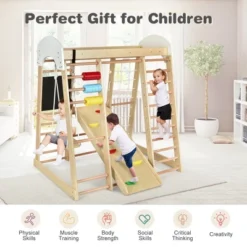 Costway Indoor Playground Climbing Gym Kids Wooden 8 In 1 Climber Playset For Children 15 Costway Indoor Playground Climbing Gym Kids Wooden 8 In 1 Climber Playset For Children -Costway Store GUEST cb18bc59 f5c6 431f 9c21 d2434a20f7d6