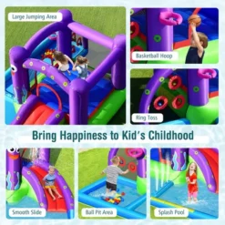 Costway Inflatable Water Slide Castle Kids Bounce House W/ Octopus Style & 750W Blower 13 Costway Inflatable Water Slide Castle Kids Bounce House W/ Octopus Style & 750W Blower -Costway Store GUEST cca041fd 56cb 48c9 b6b9 0669efc19217