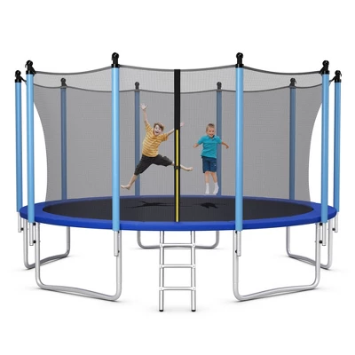 Costway 8/10/12/14/15/16FT Jumping Exercise Recreational Bounce Trampoline W/Safety Net 12 Costway 8/10/12/14/15/16FT Jumping Exercise Recreational Bounce Trampoline W/Safety Net - Image 12