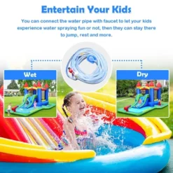 Costway Inflatable Castle Bouncer Bounce House Slide Water Park BallPit With 580W Blower 14 Costway Inflatable Castle Bouncer Bounce House Slide Water Park BallPit With 580W Blower -Costway Store GUEST ce8dcfbc a03d 4e0f a346 f66d8eea6a83