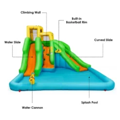 Inflatable Water Park Bounce House Two-Slide Bouncer W/Climbing Wall&480W Blower 17 Inflatable Water Park Bounce House Two-Slide Bouncer W/Climbing Wall&480W Blower -Costway Store GUEST ceeb8f0e fe21 45a4 854f f51361a49bb4