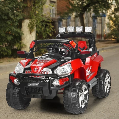 Costway 12V Kids Ride On Truck Car SUV MP3 RC Remote Control With LED Lights Music 4 Costway 12V Kids Ride On Truck Car SUV MP3 RC Remote Control With LED Lights Music - Image 4