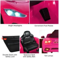 Costway 12V Kids Ride On Car Maserati GranCabrio Licensed W/ Remote Control& Lights Pink 13 Costway 12V Kids Ride On Car Maserati GranCabrio Licensed W/ Remote Control& Lights Pink -Costway Store GUEST d1d46761 c201 408c 99b4 df2ffe35dae8