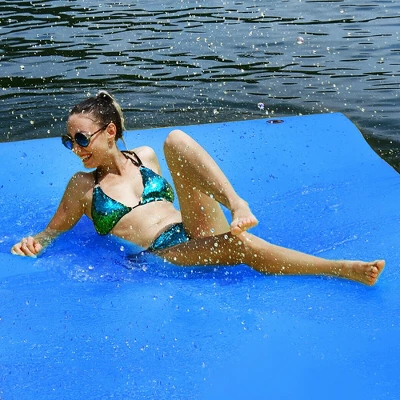 3 Layer Floating Water Pad Foam Mat Water Recreation Relaxing 18' X 6' 2 3 Layer Floating Water Pad Foam Mat Water Recreation Relaxing 18' X 6' - Image 2