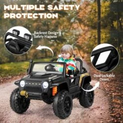 Costway 12V 10AH Parent-Child Ride On Truck Car Remote Trunk W/ LED Light & Music RedBlackPink 15 Costway 12V 10AH Parent-Child Ride On Truck Car Remote Trunk W/ LED Light & Music RedBlackPink -Costway Store GUEST d36ded08 47b5 428a 8740 71c30c4d66f0