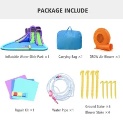 Costway Inflatable Water Park Octopus Bounce House Dual Slide Climbing Wall 750W Blower 12 Costway Inflatable Water Park Octopus Bounce House Dual Slide Climbing Wall 750W Blower -Costway Store GUEST d5489e94 561d 49c5 a0a7 b29b9e86b308