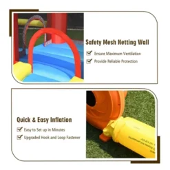 Costway Kid Inflatable Bounce House Slide Jumping Castle W/Soccer Goal Ball Pit & Blower 16 Costway Kid Inflatable Bounce House Slide Jumping Castle W/Soccer Goal Ball Pit & Blower -Costway Store GUEST d5e68604 fe64 49be 802c 2f43078273f2