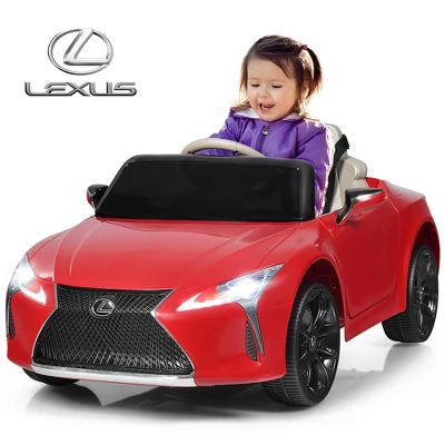 Costway 12V Kids Ride On Car Lexus LC500 Licensed Remote Control Electric Vehicle Red 1 Costway 12V Kids Ride On Car Lexus LC500 Licensed Remote Control Electric Vehicle Red