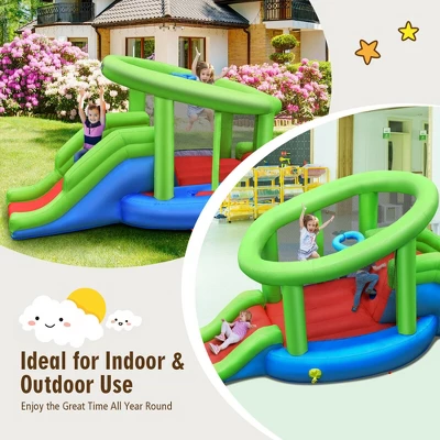 Costway Inflatable Snail Bounce House Dual Slide Basketball Game Without Blower 3 Costway Inflatable Snail Bounce House Dual Slide Basketball Game Without Blower - Image 3