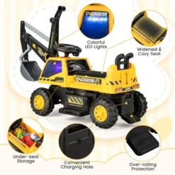 Costway Kids Ride On Excavator Digger Electric Construction Vehicles With Lights & Music 17 Costway Kids Ride On Excavator Digger Electric Construction Vehicles With Lights & Music -Costway Store GUEST d83b2004 1f34 4932 a5e7 96b2371e2d51