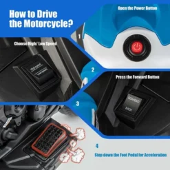 Costway 12V Kids Ride On Motorcycle Licensed BMW 3 Wheels Electric Toy W/ Light & Music 16 Costway 12V Kids Ride On Motorcycle Licensed BMW 3 Wheels Electric Toy W/ Light & Music -Costway Store GUEST d8ac196f 667c 4e50 99d0 b7442cb6ad50