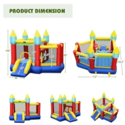 Costway Inflatable Bounce House Slide Jumping Castle W/ Tunnels Ball Pit & 480W Blower 11 Costway Inflatable Bounce House Slide Jumping Castle W/ Tunnels Ball Pit & 480W Blower -Costway Store GUEST d9aba532 669f 4192 b6d2 197dadd2aa47