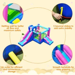 Bountech Inflatable Bounce Castle Dual Slides Jumping Bouncer W/ Climbing Wall 16 Bountech Inflatable Bounce Castle Dual Slides Jumping Bouncer W/ Climbing Wall -Costway Store GUEST dc3be2cf 7d64 40cb bf80 2734faaeb41c