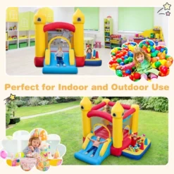 Costway Kids Bouncy Castle With Slide & Ball Pit Pool Ocean Balls & 480W Blower Included 13 Costway Kids Bouncy Castle With Slide & Ball Pit Pool Ocean Balls & 480W Blower Included -Costway Store GUEST dc51e78e 5f5c 4212 b05a 5993ae37a190