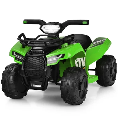 Costway 6V Kids ATV Quad Electric Ride On Car Toy Toddler With LED Light MP3 11 Costway 6V Kids ATV Quad Electric Ride On Car Toy Toddler With LED Light MP3 - Image 11