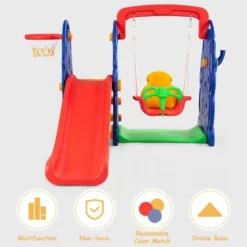 Costway 3 In 1 Junior Children Climber Slide Swing Seat Basketball Hoop Playset Backyard 12 Costway 3 In 1 Junior Children Climber Slide Swing Seat Basketball Hoop Playset Backyard -Costway Store GUEST dd2be8b8 984d 4b32 9d3d 5cb9db4d9fa0