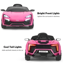 Costway 12V Kids Ride On Car 2.4G RC Electric Vehicle W/ Lights MP3 Openable Doors WhiteBlack RedPink 18 Costway 12V Kids Ride On Car 2.4G RC Electric Vehicle W/ Lights MP3 Openable Doors WhiteBlack RedPink -Costway Store GUEST dd8cade7 6586 4c91 b372 453136660d5b