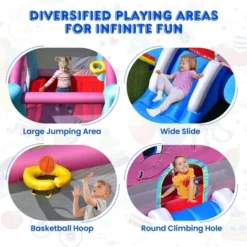 Costway Inflatable Bounce House 3-in-1 Elephant Theme Inflatable Castle W/ 735W Blower 14 Costway Inflatable Bounce House 3-in-1 Elephant Theme Inflatable Castle W/ 735W Blower -Costway Store GUEST de85a256 e1be 4da4 ac28 1a28e79eb3a2