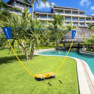 Costway Portable Badminton Set With 2 Shuttlecocks Badminton Rackets Outdoor Sport Game Set 1 Costway Portable Badminton Set With 2 Shuttlecocks Badminton Rackets Outdoor Sport Game Set