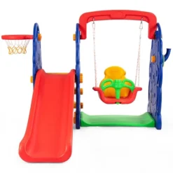 Costway 3 In 1 Junior Children Climber Slide Swing Seat Basketball Hoop Playset Backyard 17 Costway 3 In 1 Junior Children Climber Slide Swing Seat Basketball Hoop Playset Backyard -Costway Store GUEST e0945079 141f 4835 8607 2e6f54355fef